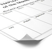 Editable Starburst Employee of the Month Poster (Hoek)