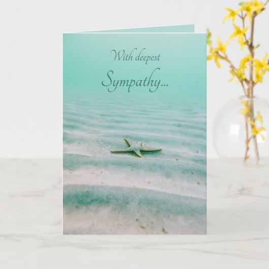 Editable Starfish in the Mediterranean Zee Kaart (Gele Bloem)