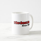 Editable Superhero gift mug superdad the best dad (Devant droit)