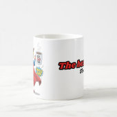 Editable Superhero gift mug superdad the best dad (Centre)