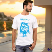 Editable Vector Owl Sketch – Funny Bird T-Shirt