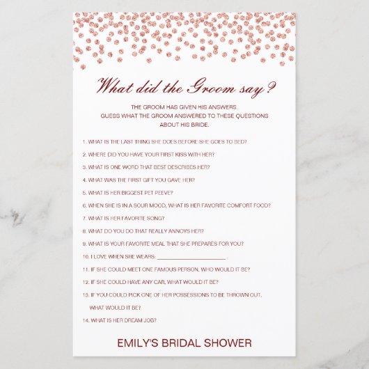 Editable Wat de Groom zei (Voorkant)