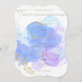 Editable wedding invitation design file save the date (Voorkant / Achterkant)