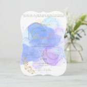 Editable wedding invitation design file save the date (Staand voorkant)