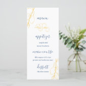 Editable Wedding Menu (Staand voorkant)