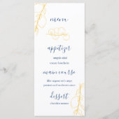 Editable Wedding Menu (Devant)