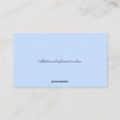 Editable Wedding Officant Visitekaartje (Achterkant)