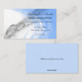 Editable Wedding Officant Visitekaartje (Voorkant / Achterkant)