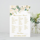 Editable What's on your Purse Bridal Shower Game (Staand voorkant)