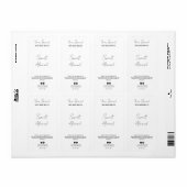 Editable White Soy Wax Melt Labels (Full Sheet)