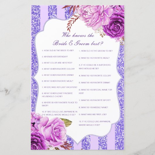 Editable Who kent Bride en Groom Beste Kaart (Voorkant)