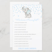 Editable Who kent het mama Beste Baby shower Game (Voorkant / Achterkant)