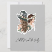 Editable Witchy Bridal Party proposal Kaart (Achterkant)