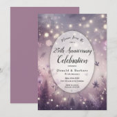 Editable Year Starlit Enchantment in Bloom Kaart (Voorkant / Achterkant)