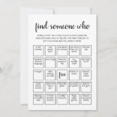 Editer Trouver Quelqu'Un Qui Joue Carte De Jeu De  (Devant)