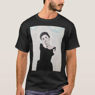 Edith Piaf Portrait Painting Classic T-Shirt