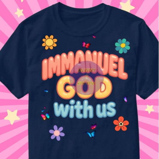 (Editie 2) Immanuel - GOD met ons - Christelijk T-shirt