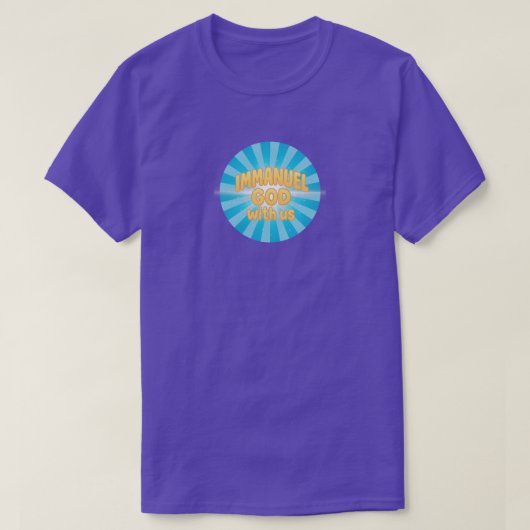 (Editie 3) Immanuel - GOD met ons - Christelijk T-shirt (Design voorkant)