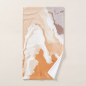 Édition Abstraite Pastel Paint Ginger Foam (Serviette à main)