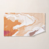 Édition Abstraite Pastel Paint Ginger Foam (Serviette à main)
