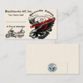 Édition de Goldwing de carte de visite de (Devant / Derrière)