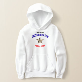 Édition Fierté Nationale USA Sweat à Capuche Fille