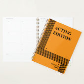 Édition intérimaire Jouer Script Stylisé Planifica (Devant avec enveloppe)