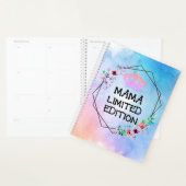 ÉDITION LIMITÉE MAMA - Planner Fleurs & Couronne (Devant avec enveloppe)
