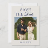 Édition moderne pour carte "Save the Date" | Éléga (Devant)