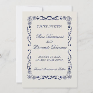 Édition moderne pour carte "Save the Date" | Éléga