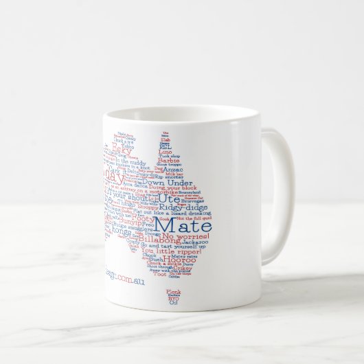 Édition spéciale Aussie Slang Mug (Devant droit)