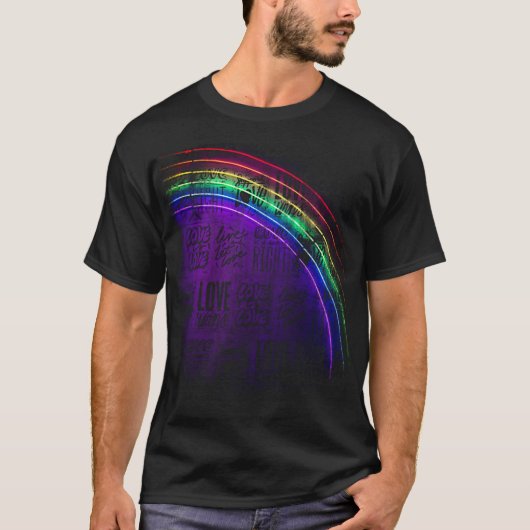 Édition spéciale T-shirt style arc-en-ciel attraya (Devant)