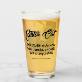 Editor Cat by RoseWrites Glass Cup Glas