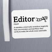 Editor Definition - Movie Magic 3" x 4" Flex Magneet