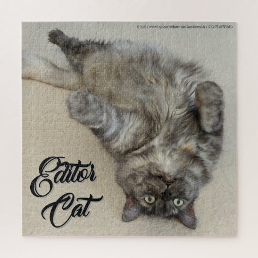 Editor Kat door RoseWrites Puzzel (Verticaal)