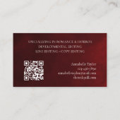 Editor Proofreader Visitekaartje (Achterkant)