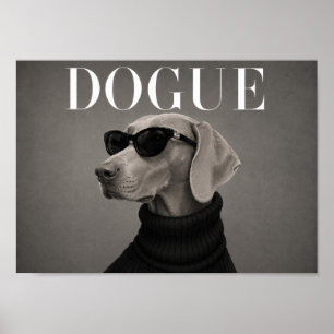 Éditorial de mode Weimaraner - Impression d'art ca