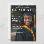 Editorial Graduation Photo Invitation (Devant)