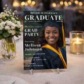 Editorial Graduation Photo Invitation