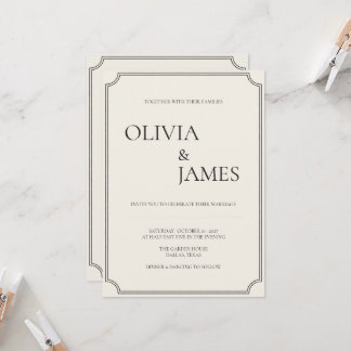 ÉDITORIAL Invitation Suite par The Q Wedding Edit