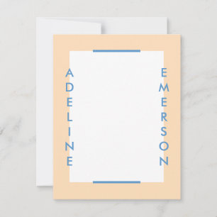 Editorial Modern Typography Stationery - Gold