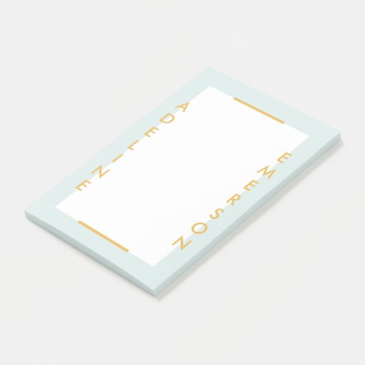 Éditorial Typographie moderne Post-It Notes - Viol (Incliné)