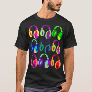 EDM DJ Headphone Dance Rave Muziekfestival T-shirt