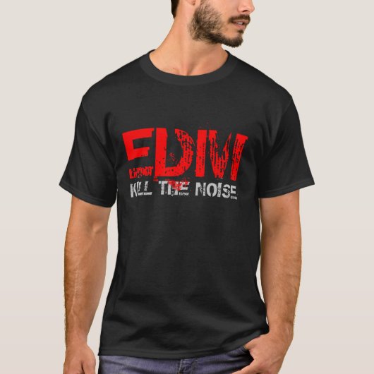 EDM DOET HET GELUID T-SHIRT (Voorkant)