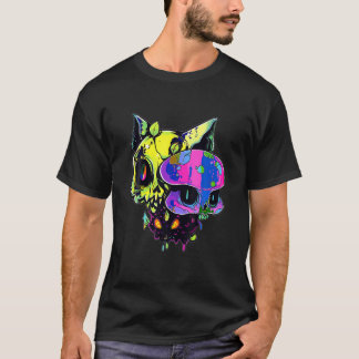 EDM Party Zombie Kat Psychedelic EDM Rave T-shirt