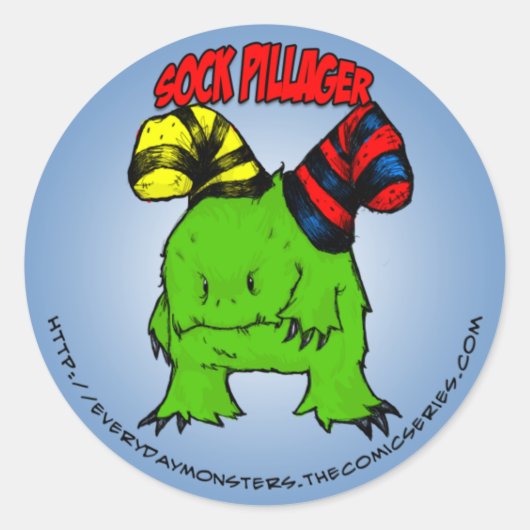 EDM Sock Pillager Sticker (Voorkant)