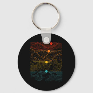 Edm Techno Sun Moon Music Festival Party Dancing D Sleutelhanger