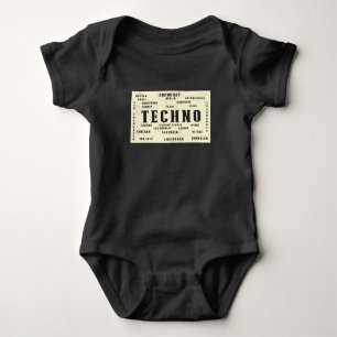 EDM Techno Underground International Rave Cities Romper
