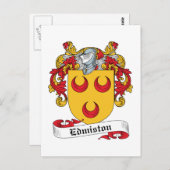 Edmiston Family Crest Briefkaart (Voorkant / Achterkant)