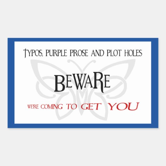 EdMo Beware autocollants (Devant)